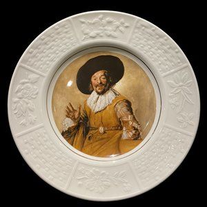 Rare vintage Wood & Sons Collector Plate "The Merry Drinker" by Frans Hals